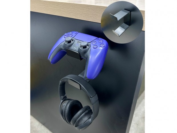 長尾製作所、壁や家具にネジやテープで固定できる2mm厚鉄製コントローラースタンド