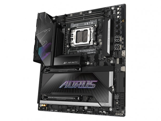 GIGABYTE、DDR5-11400対応のAMD X870マザーボード「X870 AORUS INFINITY」