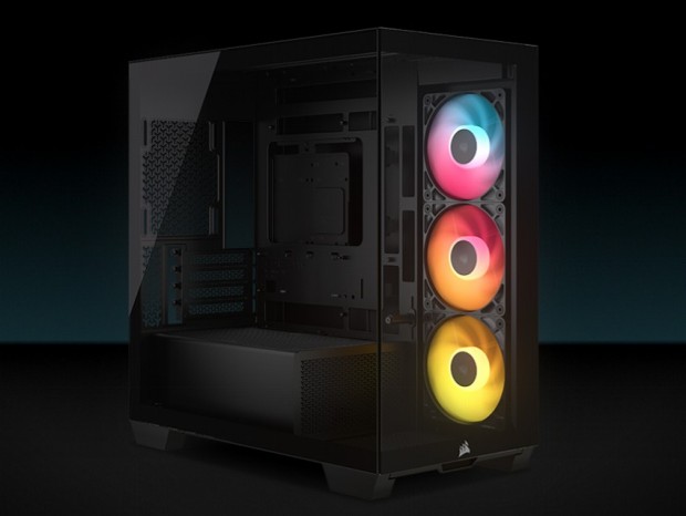 CORSAIR、360mmラジエーター対応のMicroATXピラーレスケース「2800X RS-R ARGB」