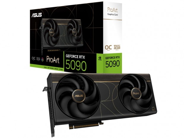 ASUS、2.5スロット厚のSFF対応RTX 5090「ProArt GeForce RTX 5090 OC Edition」発売