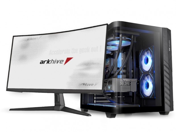 arkhive、Thermaltakeの曲面ガラスピラーレスケース「Vision 330 CR ARGB」採用PC計4機種
