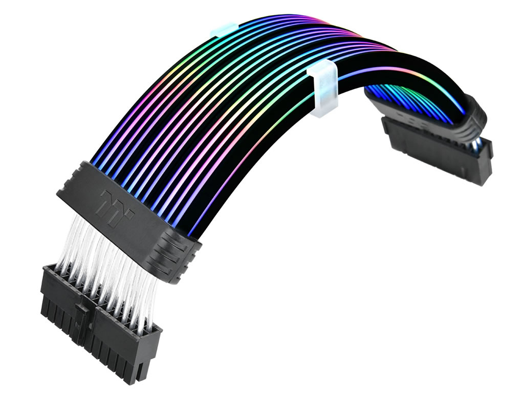 マザーボードを鮮やかに演出、Thermaltake「Tt Mod ARGB Cable