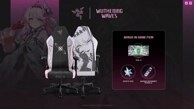 Razer Iskur V2 X – 鳴潮（Wuthering Waves）エディション