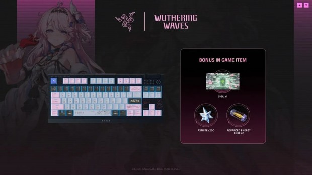 Razer BlackWidow V4 TKL HyperSpeed – 鳴潮（Wuthering Waves）エディション
