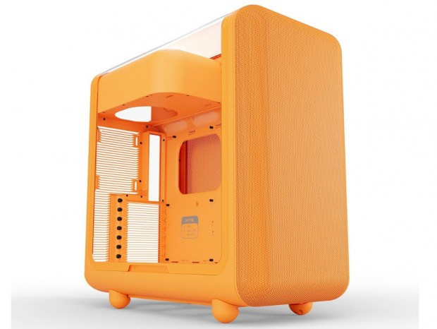 HYTE、ラウンドガラス採用PCケース「X50」に新色「Astral Orange」追加