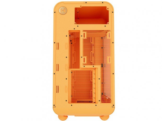 HYTE、ラウンドガラス採用PCケース「X50」に新色「Astral Orange」追加