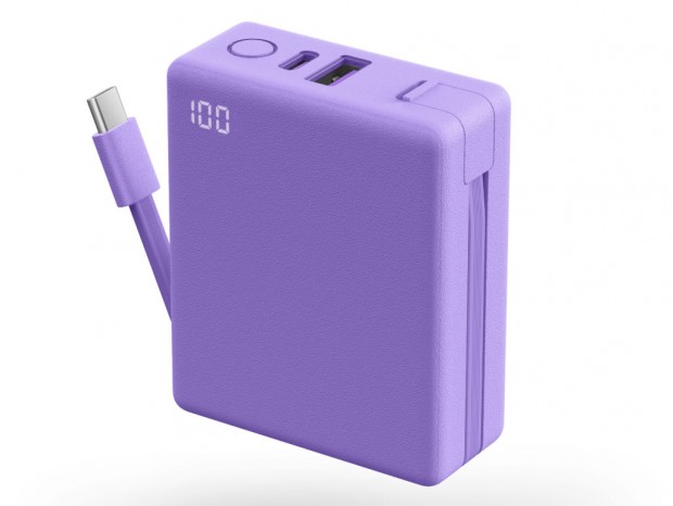 着脱式USB-Cケーブルを内蔵した10,000mAhモバイルバッテリー「CIO Mate Powerbank003」