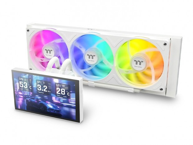 Thermaltake、7型ディスプレイ搭載AIO水冷ユニット「ST360 Ultra ARGB Sync」シリーズ