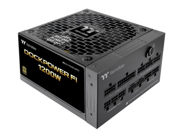 Thermaltake、本体とモジュラーコネクタが分離する新発想の電源ユニット「Dockpower FI」シリーズ