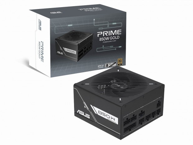 ASUS、エッチングケーブル採用のフルモジュラーGOLD電源「Prime Gold」発売