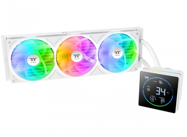 セグメントディスプレイ搭載のAIO水冷、Thermaltake「TH-S V3 ARGB Sync」シリーズ