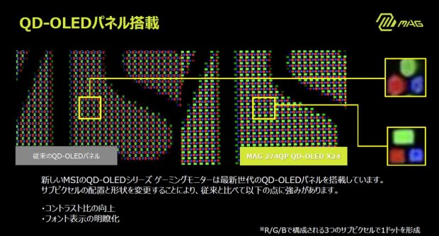 MSI「MAG 274QP QD-OLED X24」レビュー