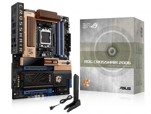 ASUS、初代ROGを再現した20周年記念マザーボード「ROG CROSSHAIR 2006」発売