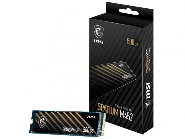 MSI、最大3,600MB/sのPCIe 4.0エントリーNVMe SSD「SPATIUM M452 500GB」発売