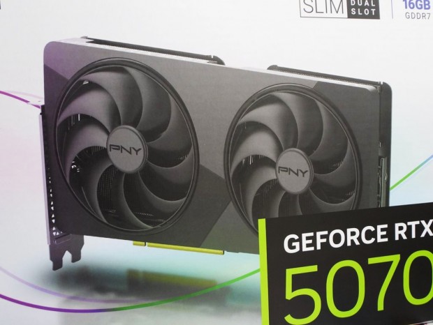 PNY「GeForce RTX 5070 Ti 16GB OC SLIM」発売