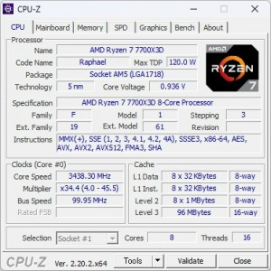 Ryzen 7 7700X3D