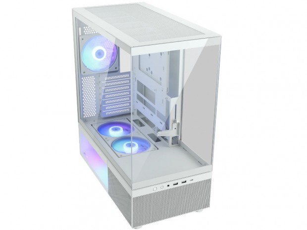 COUGAR、GPUへ直接エアを送る”中央吸気”PCケース「CFV220 RGB」