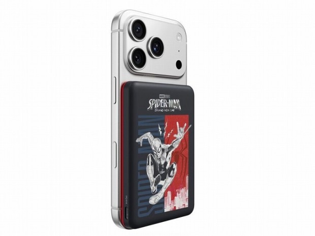 ベルキン、「スパイダーマン」デザインのMagSafeモバイルバッテリー発売