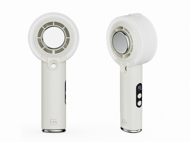 扇風機とペルチェに加えてミスト機能も搭載、最大24時間稼働のハンディファン