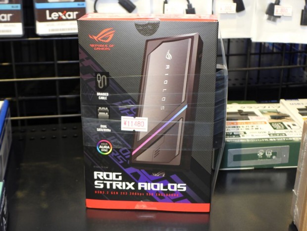 ASUSのSSDエンクロージャー発売