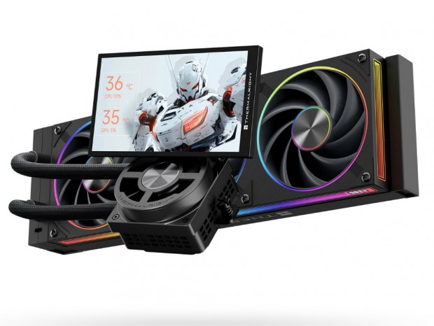 Thermalright、5.5型LCD＆VRMファン搭載AIO水冷「Dynamic Vision PRO 360 ARGB BLACK」