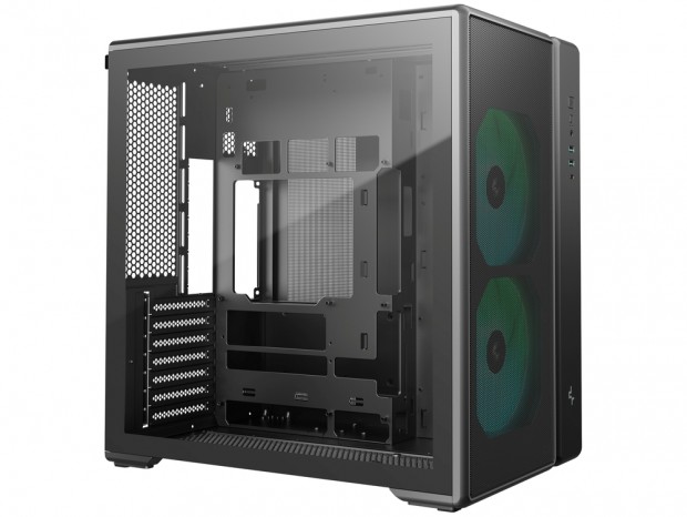160mmファン2基標準搭載、DeepCoolの高エアフローミドルタワー「CG590 MESH 2F」発売