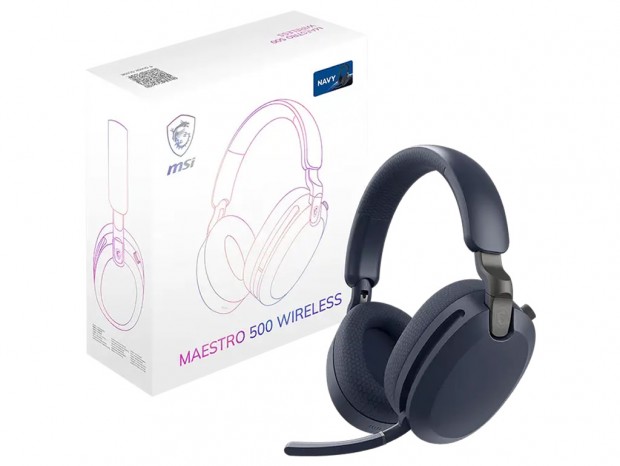 MSI、デュアルノイズキャンセリング対応ヘッドセット「MAESTRO 500 WIRELESS」