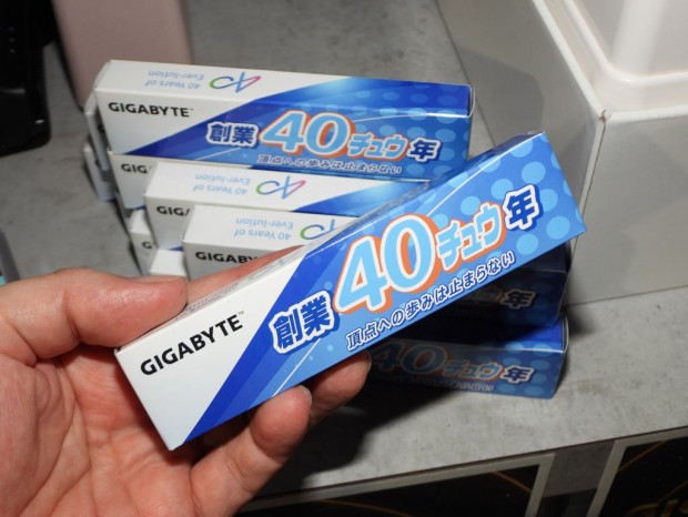GIGABYTE 40周年記念展