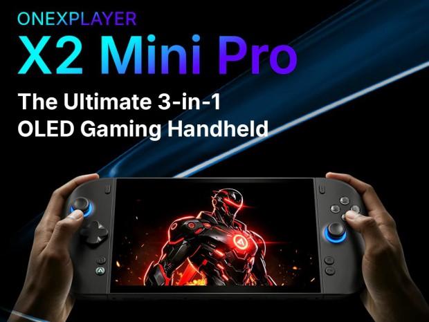 Ryzen AI Max+ 388搭載8.8型OLEDポータブルゲーミングPC「ONEXPLAYER X2 Mini Pro」