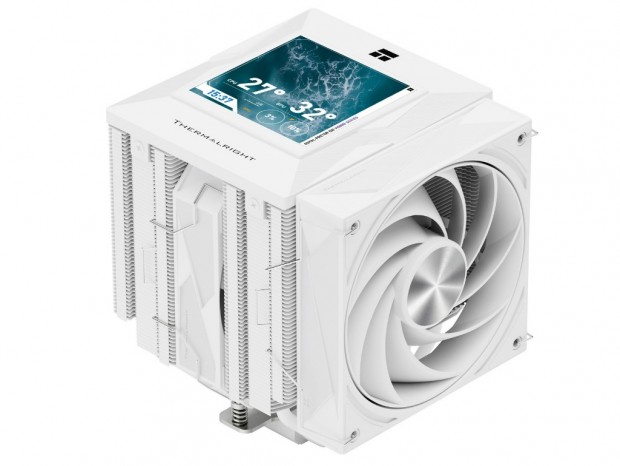Thermalright、3.95型液晶搭載ツインタワー型CPUクーラー「Royal Pretor 130 Vision」