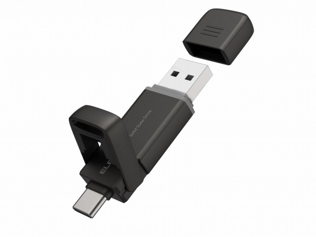 スマホにもPCにもそのまま挿せる、デュアルコネクタのポータブルSSDがエレコムから