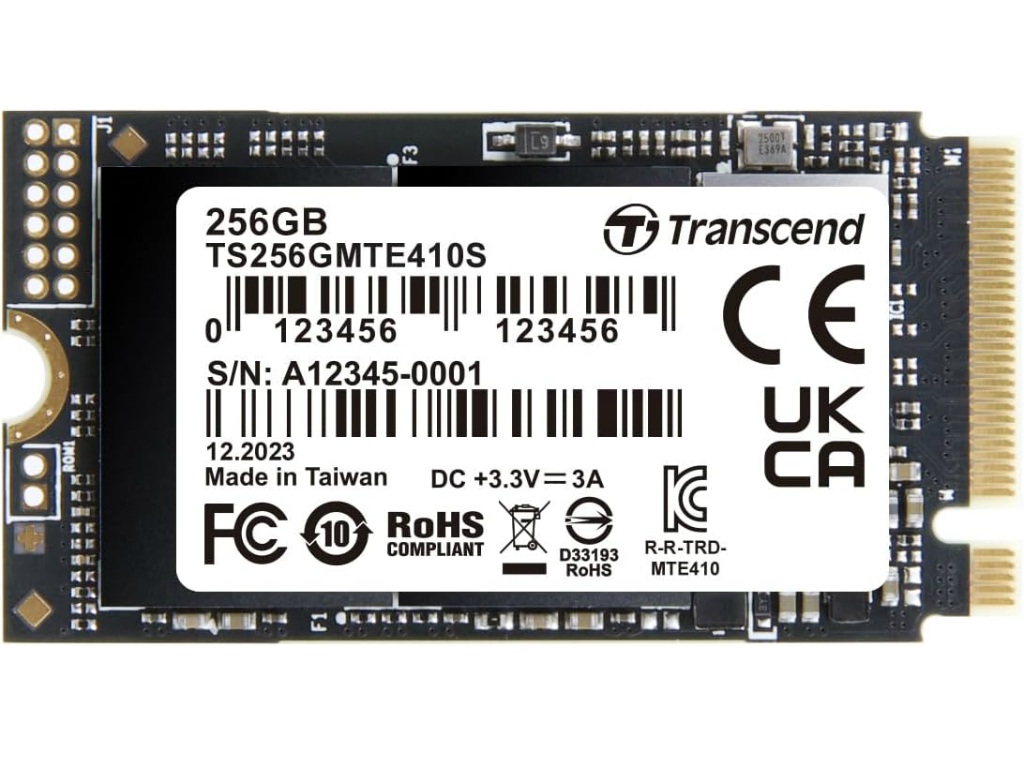 Amazonタイムセール】容量256GBのトランセンド製NVMe M.2 2242 SSDが59