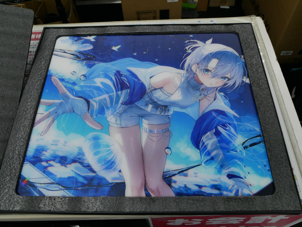 vtuber 猫理論 クラファン支援特典マウスパッド まふゆ vtuber 猫理論