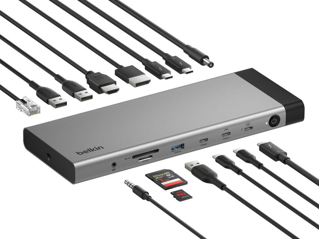 ベルキン、Thunderbolt 5と140W Power Delivery対応の14-in-1