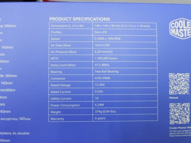 Cooler Master「MasterFan A140 FC」が展示中