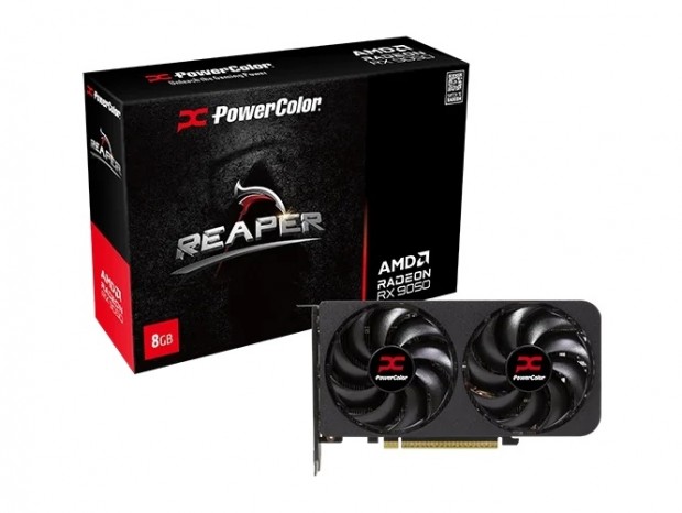 PowerColor、デュアルファン仕様の「Reaper AMD Radeon RX 9050 8GB GDDR6」