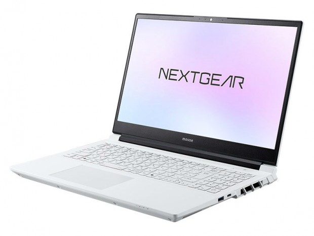 マウス、NEXTGEAR初のブラックも選べる15.6型ゲーミングノートPC「NEXTGEAR J5」
