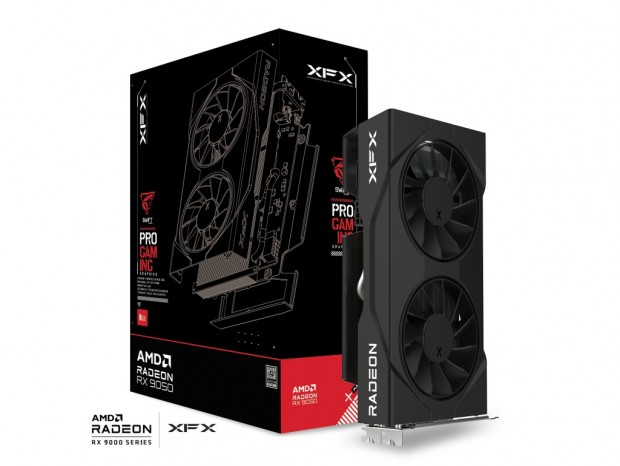 XFX、デュアルファンクーラー搭載「Radeon RX 9050」発売