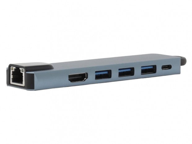 USB Type-Cを6ポートに拡張するマルチアダプタ、アイネックス「USB-CDOCK03」