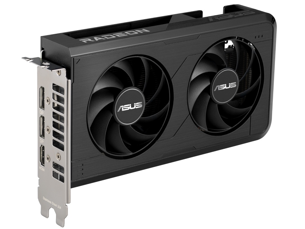長さ203mmのRadeon RX 9050グラフィックスカード、ASUS「DUAL-RX9050