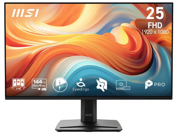 MSI、4辺フレームレスデザインの24.5型フルHD液晶「PRO MP251 E14A」発売
