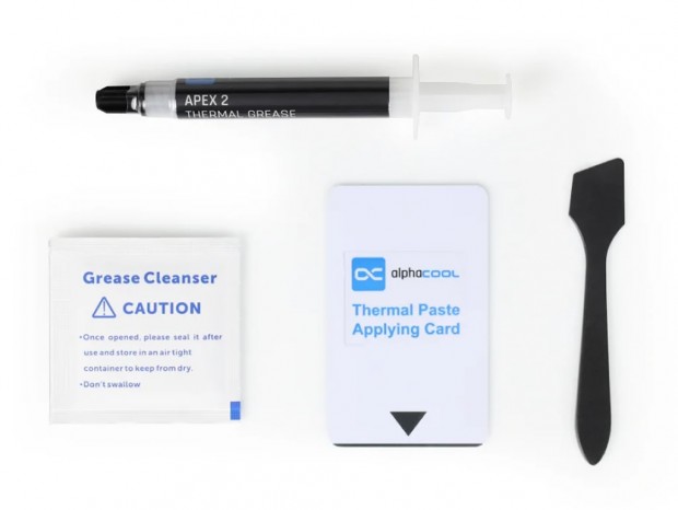 熱伝導率17.3W/mK。Alphacoolの高性能グリス「Apex 2 Thermal Grease」が登場