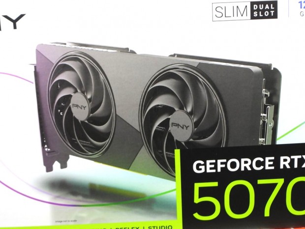 PNY「GeForce RTX 5070 12GB OC SLIM」が発売