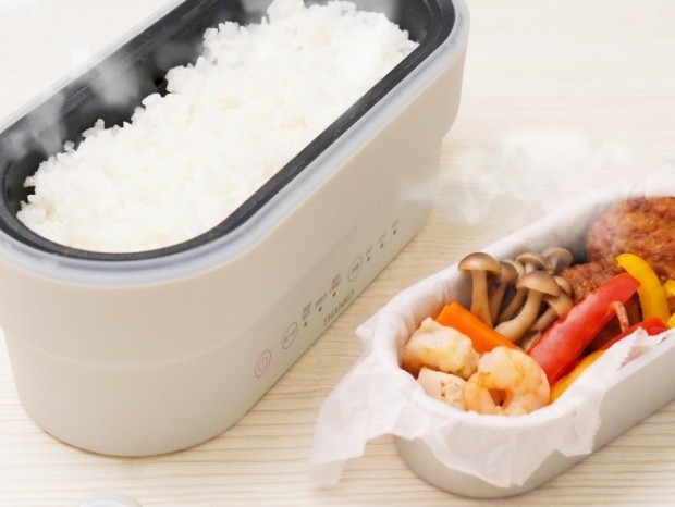 サンコー、真空構造でふっくら炊きあがる「真・2段式弁当箱炊飯器」発売