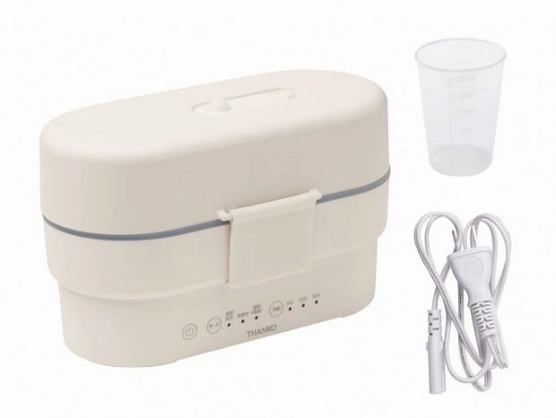 サンコー、真空構造でふっくら炊きあがる「真・2段式弁当箱炊飯器」発売