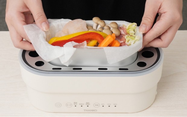 真・2段式弁当箱炊飯器