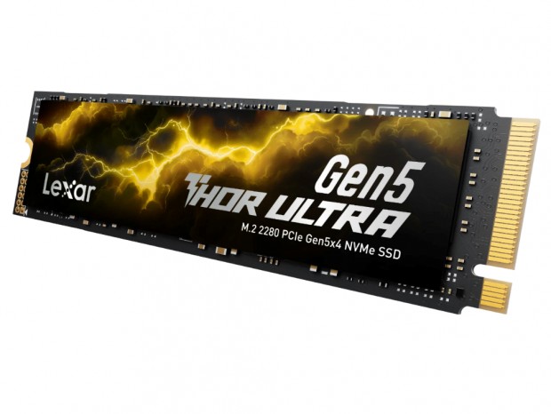 Lexar、最大11,000MB/sのPCIe 5.0対応NVMe M.2 SSD「THOR ULTRA」