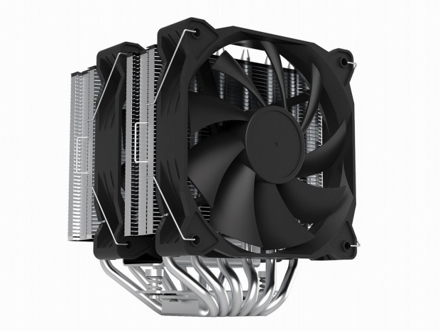 ZALMAN、静音デュアルファン搭載のツインタワー型CPUクーラー「CNPS12X BP」