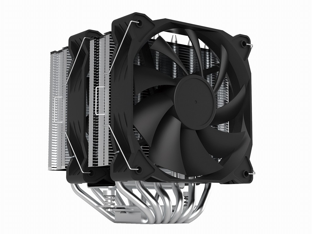 ZALMAN、静音デュアルファン搭載のツインタワー型CPUクーラー「CNPS12X