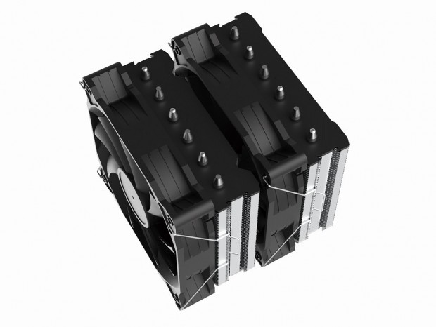 ZALMAN、静音デュアルファン搭載のツインタワー型CPUクーラー「CNPS12X BP」
